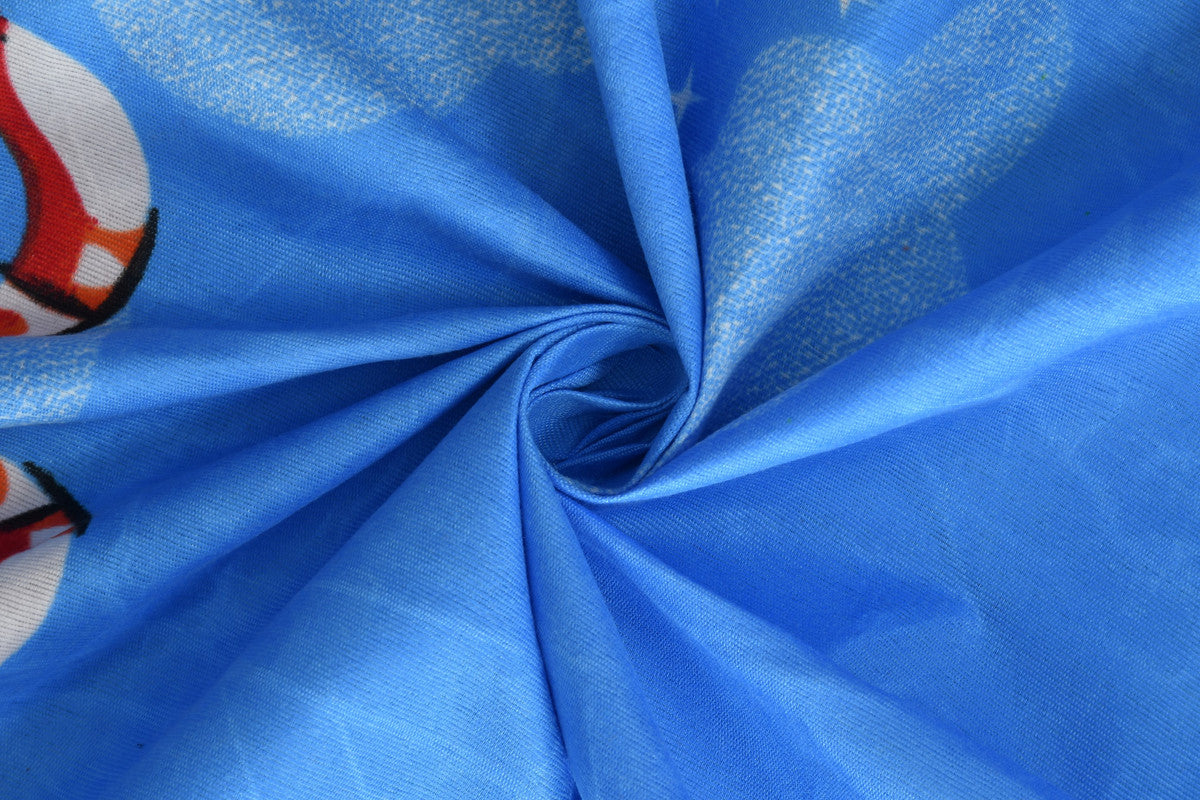 Microfiber Double Bedsheet With Two Pillow Covers